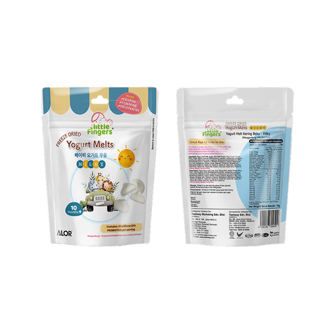 ALOR Little Finger Baby Yogurt Melt Milk, 15g (6 or 12 packs)