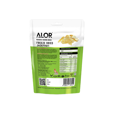 ALOR Freeze Dried Jackfruit, 15g (6 or 12 packs)