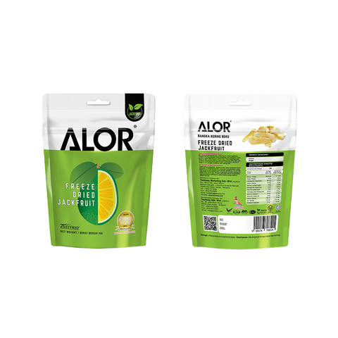 ALOR Freeze Dried Jackfruit, 15g (6 or 12 packs)