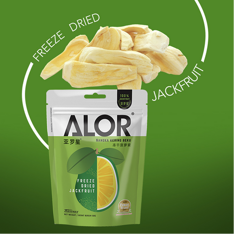 ALOR Freeze Dried Jackfruit, 15g (6 or 12 packs)