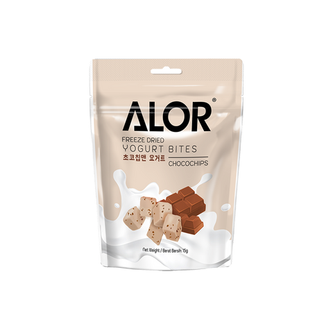 ALOR Freeze Dried Yogurt Chocolate Chips, 15g (6 or 12 packs)