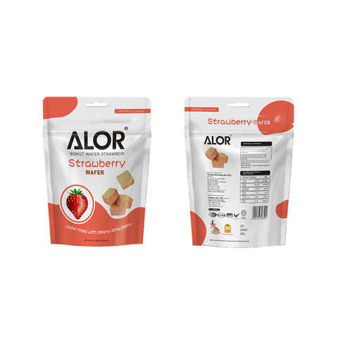 ALOR Strawberry Wafer, 80g