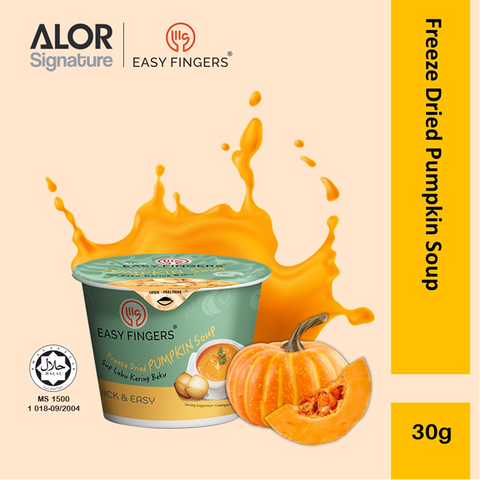 ALOR Easy Finger Instant Pumpkin Soup, 30g (8 Packs)