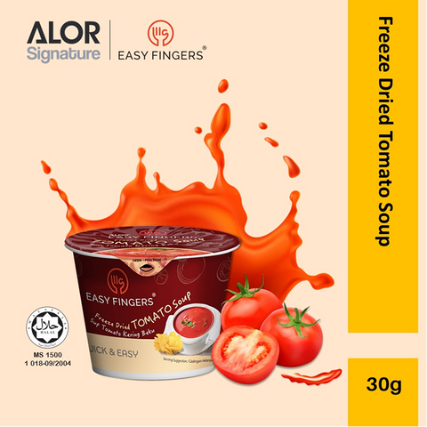 ALOR Easy Finger Instant Tomato and Beet Soup, 30g (8 Packs)