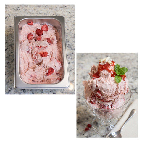 3 Ingredient Strawberry Ice Cream Made Easy with Freeze-Dried Strawberries