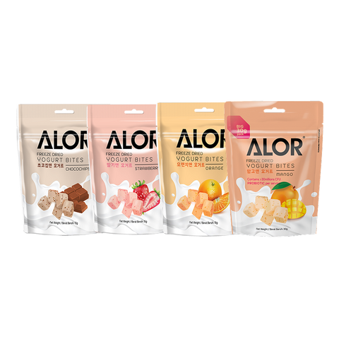 ALOR Freeze Dried Yogurt Bundle, (7 or 14 packs)