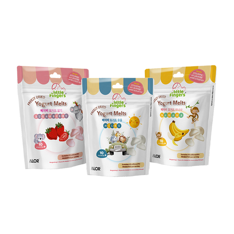 ALOR Little Finger Baby Yogurt Melt Bundle (6 or 12 packs x 15g)