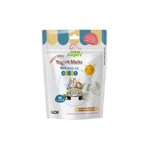 ALOR Little Finger Baby Yogurt Melt Milk, 15g (6 or 12 packs)