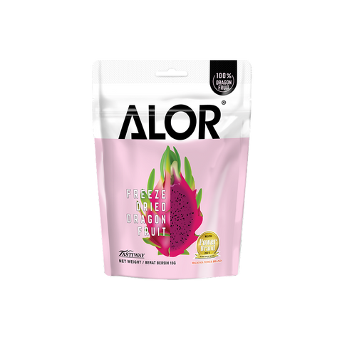 ALOR Freeze Dried Dragonfruit, 15g (6 or 12 packs)