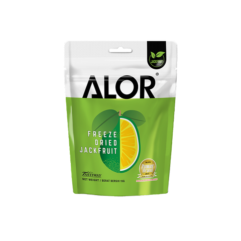 ALOR Freeze Dried Jackfruit, 15g (6 or 12 packs)