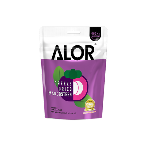 ALOR Freeze Dried Mangosteen, 15g (6 or 12 packs)