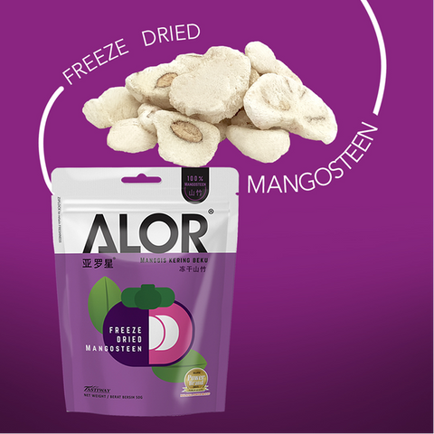 ALOR Freeze Dried Mangosteen, 15g (6 or 12 packs)