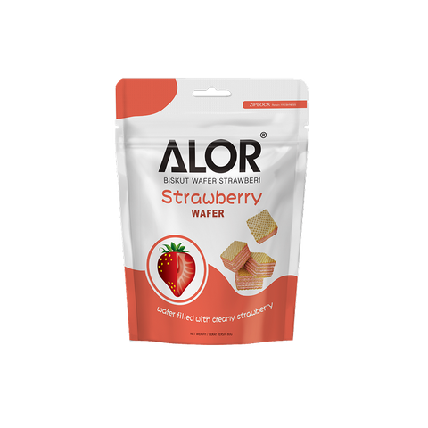 ALOR Strawberry Wafer, 80g