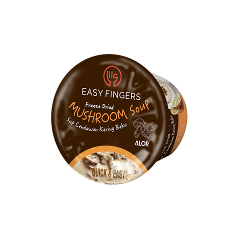 ALOR Easy Finger Instant Mushroom Soup, 30g (8 Packs)